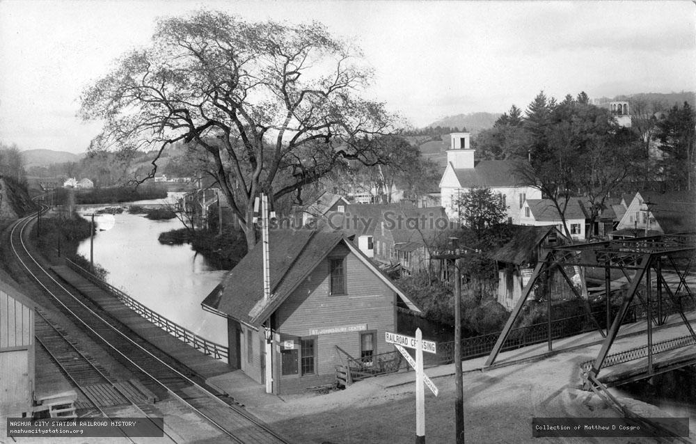 Postcard: Railroad Station, St. Johnsbury Center, Vermont